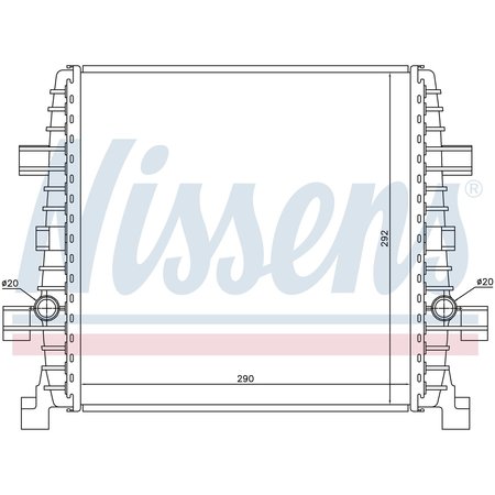 NISSEN Radiator, 60358 60358